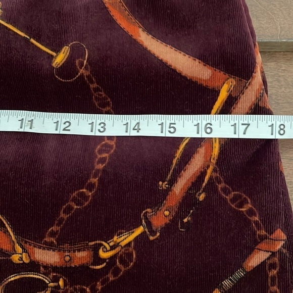 NWT Talbots thin corduroy “horse-bit ”mini skirt Sz. 2 Petite - Picture 13 of 13